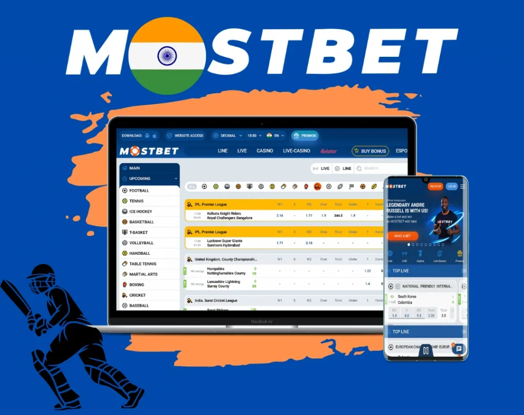 Hindistanda Mostbet saytı