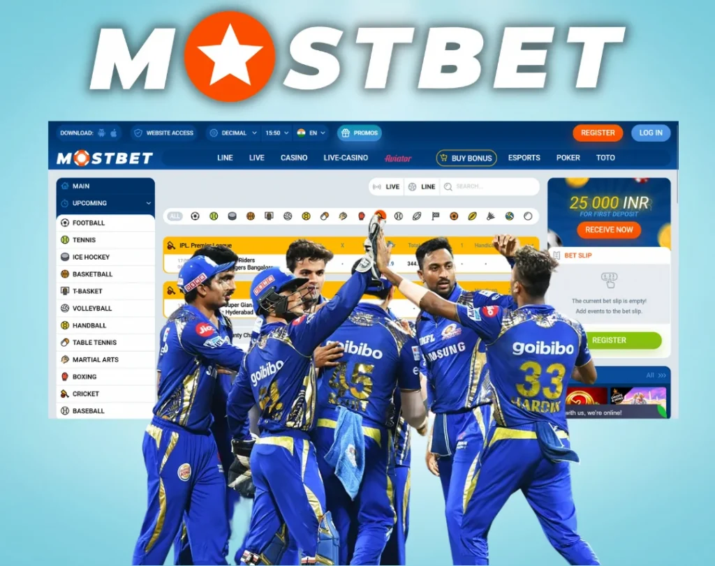 Mostbet Hindistan IPL mərc